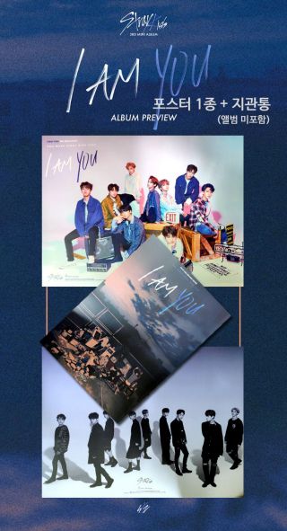 [stray Kids] I Am You - Poster Only Official Poster A/b/c/a,  B,  C Version K - Pop