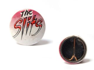 Vintage Punk Wave 1970s The Slits 25mm Pin Button Badge
