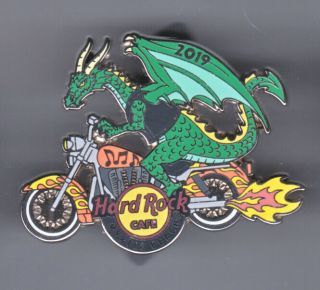 Hard Rock Cafe Pin: Myrtle Beach 2019 Dragon On Motorcycle Le400