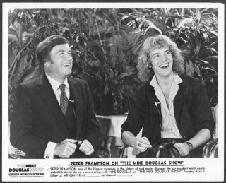 Peter Frampton 1970s Tv Promo Photo The Mike Douglas Show