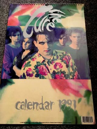 The Cure Official 1991 Calendar