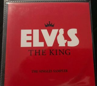 Mega Rare Elvis Presley - Promo Cd " Elvis The King - The Singles Sampler " Eu