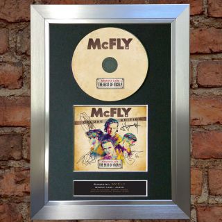 Mcfly Memory Lane Album Signed Autograph Cd & Cover Mounted Print A4 18