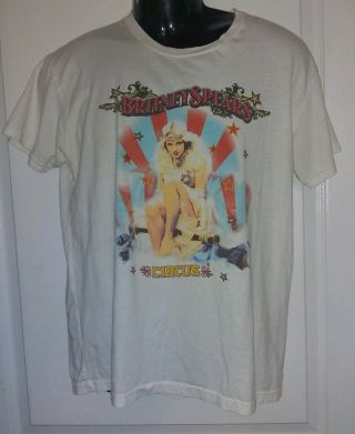 Britney Spears The Circus Tour 2009 Concert T - Shirt Size Medium