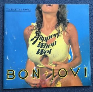 Bon Jovi,  Concert Program - ‘slippery When Wet’ Tour Program 1986