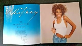 Whitney Houston World Tour Program 1988 " Moment Of Truth Tour "