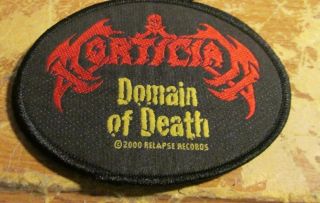 Mortician Patch Collectable Vintage Woven English Picture