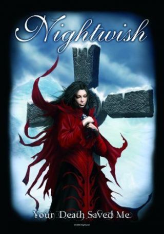 Textile Fabric Poster 40 X 30 Nightwish Hfl 671 Your Death Saved Me