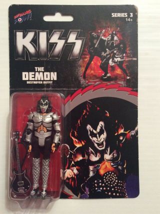 Kiss The Demon Gene Simmons Destroyer Outfit Action Figure Bifbang Pow Series 3