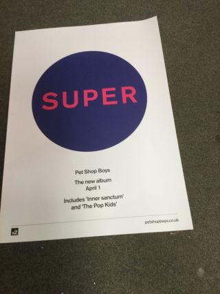 Pet Shop Boys  Poster (official Promo Poster)