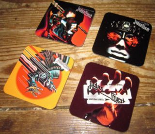 Judas Priest Album Cover Coaster Set 1