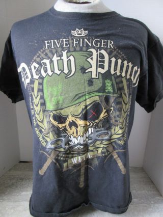 Five Finger Death Punch War Is The Answer T - Shirt Hanes Size Large