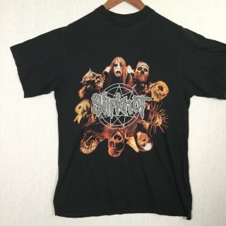Slipknot Metal Band Tour T Shirt Size M Black 9 Members (2)