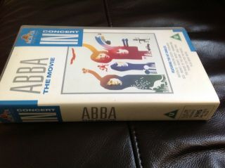 Rare 1989 ABBA The Movie VHS Australian tour 1977 MGM Reg Grundy 1st video 5
