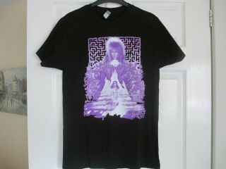 Rock Me David Bowie Labyrinth T Shirt Black / Purple Collectable Size M Medium