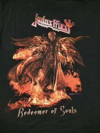 Judas Priest Redeemer Of Souls 2014 Xl Concert Tour T - Shirt