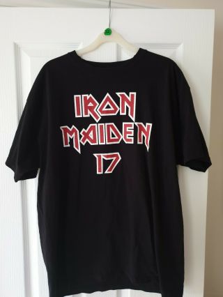 Iron Maiden 17 Numbers By The Beast T Shirt Xl Rare