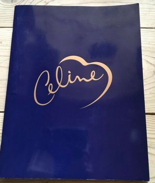 Celine Dion 1998 Lets Talk About Love World Tour Program Book Booklet