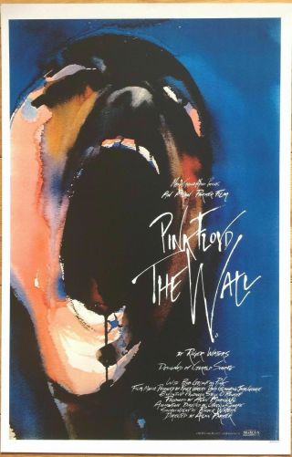 Pink Floyd The Wall Screaming Face Poster 11 X 17