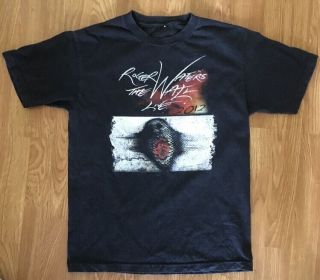 Roger Waters The Wall 2012 Tour Shirt L North America Cities Pink Floyd
