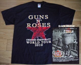 Guns N Roses Chinese Democracy Tour T Shirt X Large