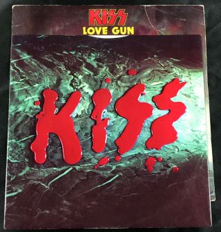 KISS 1977 Love Gun 1st Pressing Casablanca FilmWorks LP/Album/Vinyl AUCOIN 3