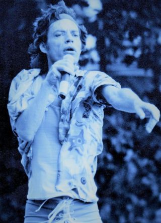 The Rolling Stones Photo Mick Jagger 1982 Huge Vintage Unique Image Unreleased