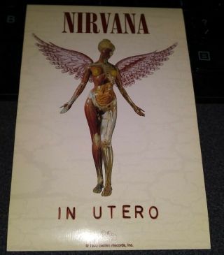 Nirvana ‘in Utero’ 1993 Promotional Sticker