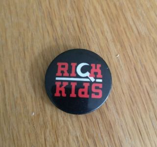 Vintage Rich Kids (sex Pistols) Punk Badge Circa Late 70s