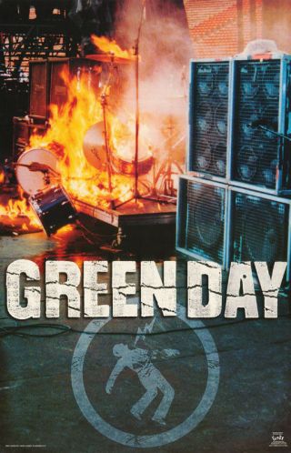 Poster : Music : Green Day - Stage On Fire - 3514 Lc30 I