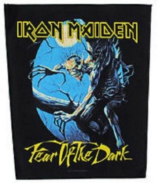 Iron Maiden Fear Of The Dark 2011 - Giant Back Patch - 36 X 29 Cms