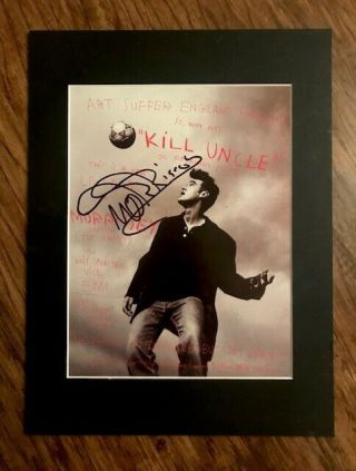 Signed Kill Uncle Ad Morrissey Cd Smiths Queen Dead Vauxhall Viva Hate Arsenal