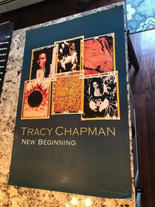 Tracy Chapman Poster " Beginning " Rare Promo Poster 24x18