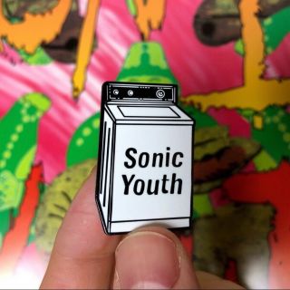 Sonic Youth ‘washing Machine’ Hard Enamel Pin [1995] 90s Alternative Punk Rock