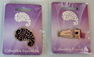 Prince - Official Paisley Park Enamel Pin Badges - X2 Set - & - Npg