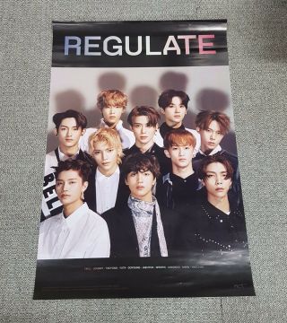K - Pop Nct127 1st Repackage Album [nct 127 Regulate] Official Poster - -