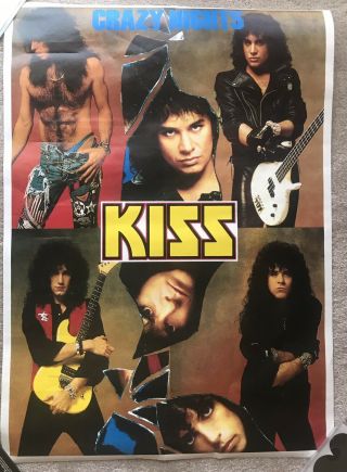 Kiss Crazy Nights German Poster 24x36 Poster Eric Carr