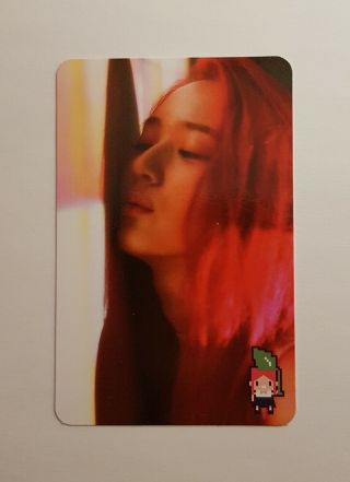 F (x) 2nd Album Pink Tape Photocard - Krystal