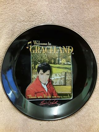 Elvis Presley Memorabilia - Welcome To Graceland Ceramic Plate