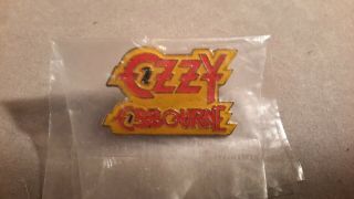 Ozzy Osbourne Enamel Lapel Pin Hat Pin Butterfly Clutch Closure 1980 