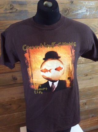 Counting Crows This Desert Life T - Shirt Brown Adult Medium