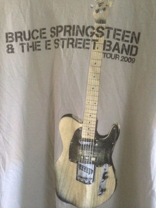 Bruce Springsteen Tour T Shirt 2009