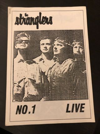 The Stranglers Very Rare Fanzine - Number 1 ‘live’ By Gary Holmes And Nick Pryde