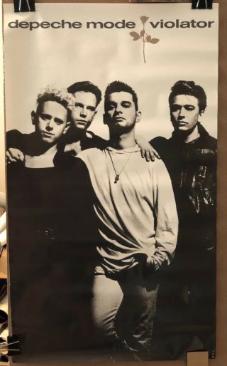 Depeche Mode Violator Promo Poster Vintage 1990 Personal Jesus