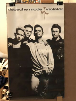 Depeche Mode Violator Promo Poster Vintage 1990 Personal Jesus 2