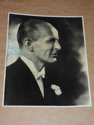 Charlie Kunz 9 X 7 1930s Agency Publicity Photo (hand Signed)