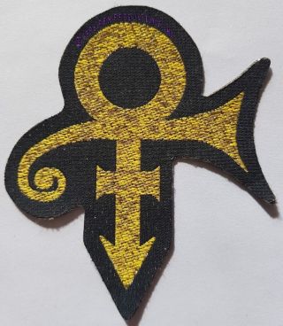 Prince Symbol 1995/96 Official Patch Size 4 " X 3 " Retro