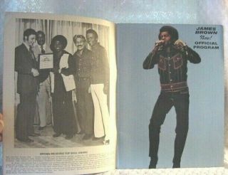 HTF 1970 ' s James Brown (Godfather of Soul) Official Program Tour Souvenir 2