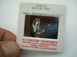 Queen Brian May 35mm Slide Negative - Uk Archive - Rare Promo Last 1