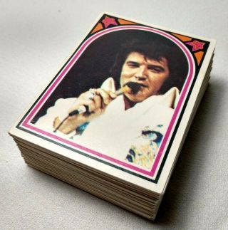 1978 Elvis Presley Trading Cards Complete Set Of 66 Cards - Boxcar Enterprises